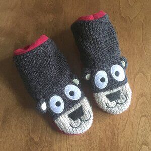 Lazy One toddler bear slippers